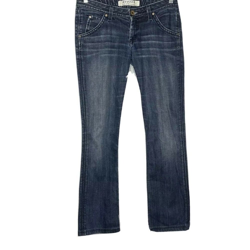 Hudson Blue Straight Low Rise Jeans 28